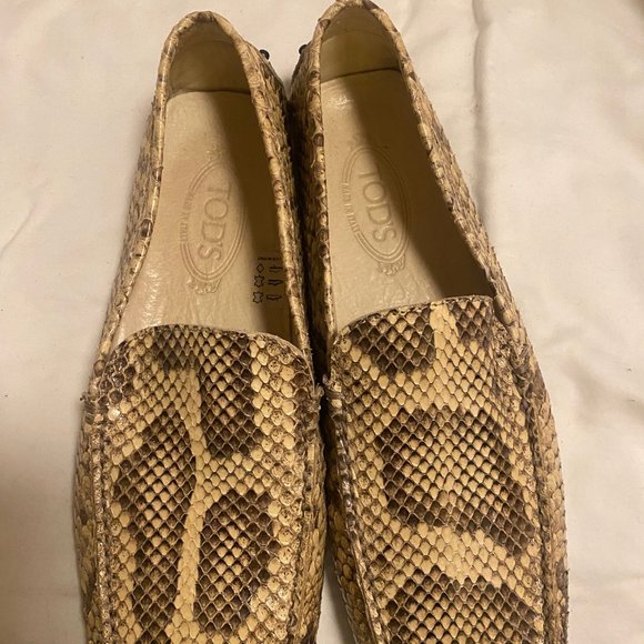 Tod's Snakeskin Drivers - Picture 7 of 9